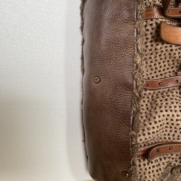 Free People leather satchel bag. Appr: 12by15 size. - Picture 6 of 11